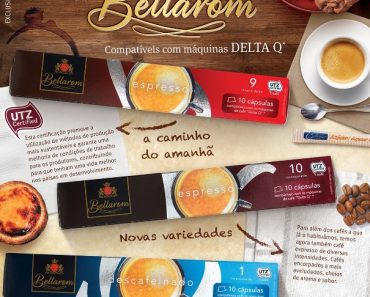 Cápsulas de café Bellarom compatíveis com Delta Q