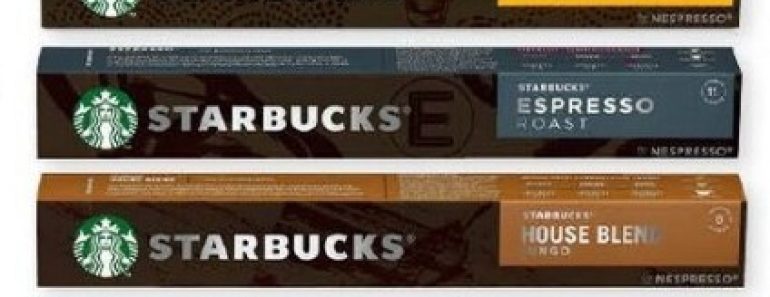 Cápsulas de Café Starbucks para Dolce Gusto e Nespresso